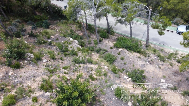 Baugrundstück mit Panoramablick in Altea Hills