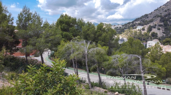 Baugrundstück mit Panoramablick in Altea Hills