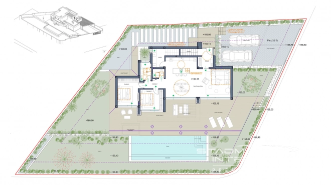 Modern New Build Villa on a Corner Plot with Sea Views