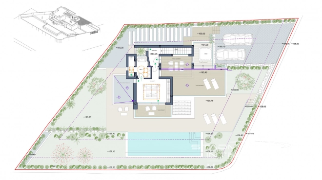 Modern New Build Villa on a Corner Plot with Sea Views