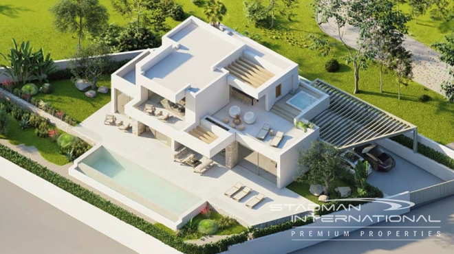 Modern New Build Villa on a Corner Plot with Sea Views