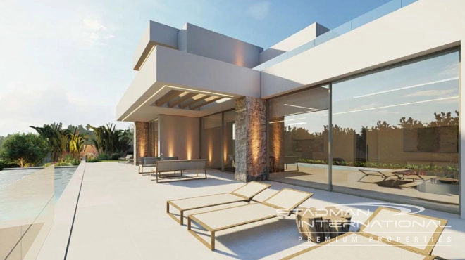 Modern New Build Villa on a Corner Plot with Sea Views