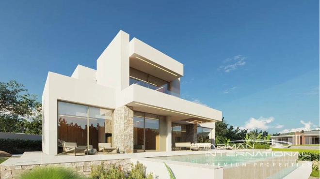 Modern New Build Villa on a Corner Plot with Sea Views