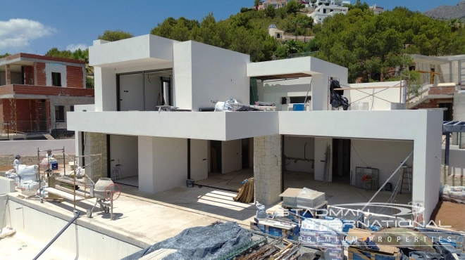 Modern New Build Villa on a Corner Plot with Sea Views