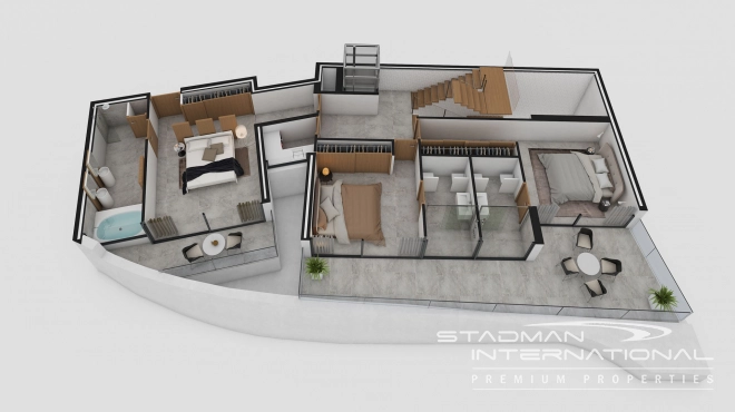 Villa de Nouvelle Construction avec Vue Mer à Altea Hills