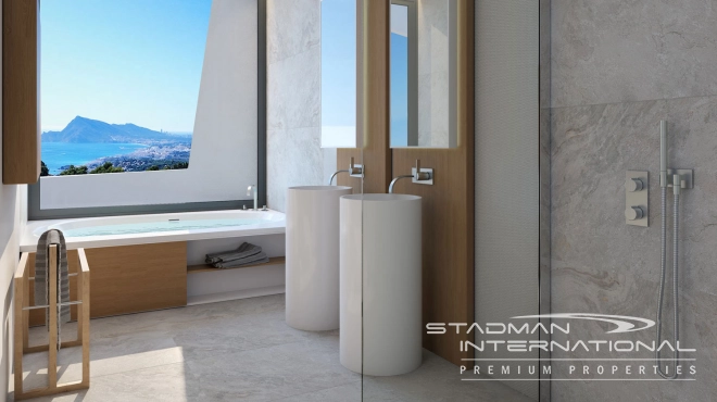 Villa de Nouvelle Construction avec Vue Mer à Altea Hills