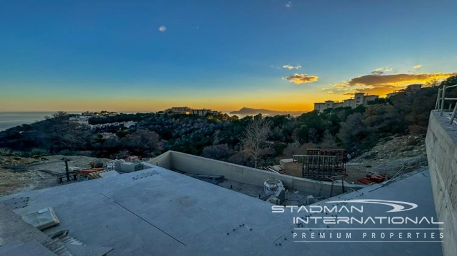 Villa de Nouvelle Construction avec Vue Mer à Altea Hills