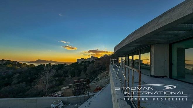 Villa de Nouvelle Construction avec Vue Mer à Altea Hills