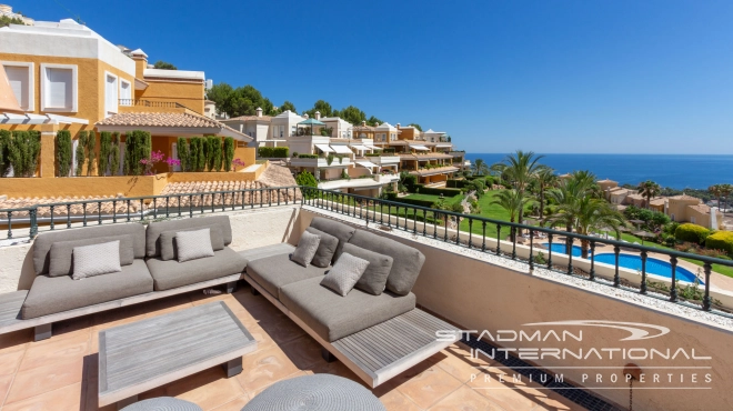 Stor Duplex Penthouse med havutsikt i Altea Hills