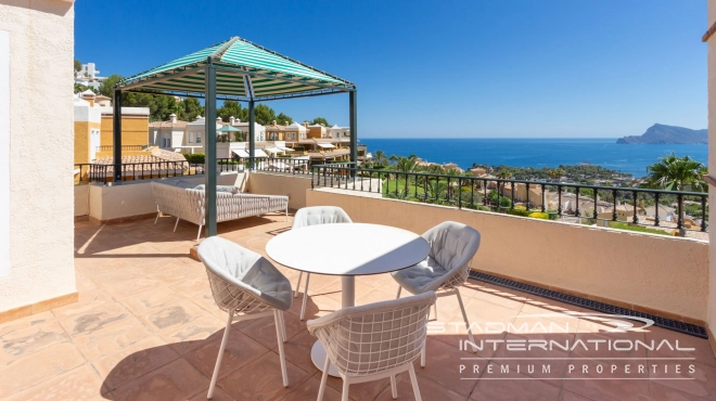 Stor Duplex Penthouse med havutsikt i Altea Hills