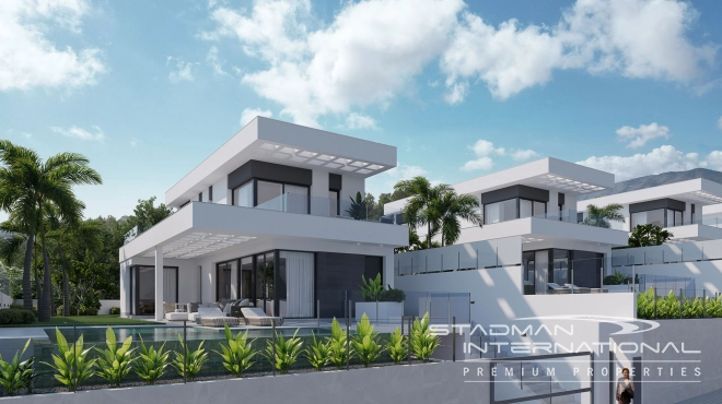 Modern Villas with Panoramic Sea Views in Golf Bahia