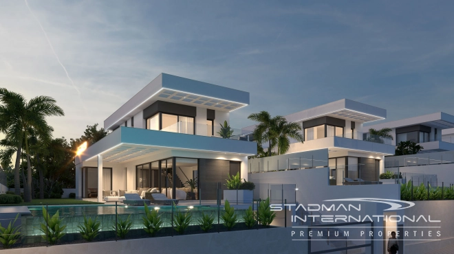 Modern Villas with Panoramic Sea Views in Golf Bahia