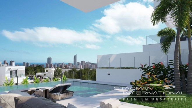 Modern Villas with Panoramic Sea Views in Golf Bahia