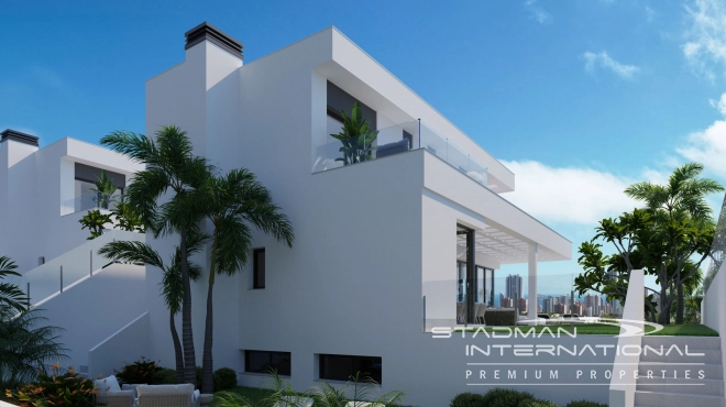 Modern Villas with Panoramic Sea Views in Golf Bahia