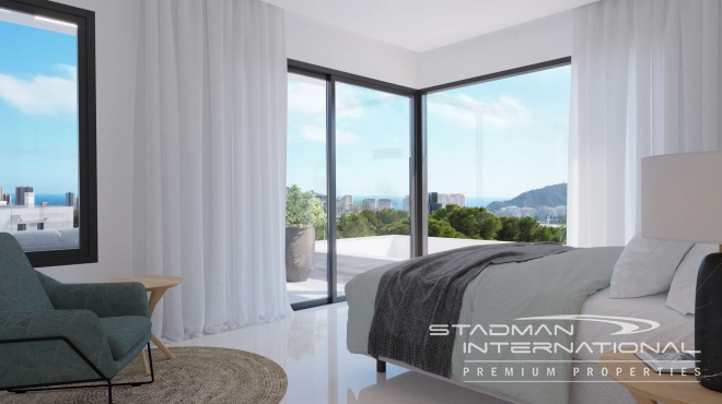 Modern Villas with Panoramic Sea Views in Golf Bahia