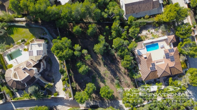 Groot Bouwkavel in de Sierra de Altea, Vlakbij de Golfbaan