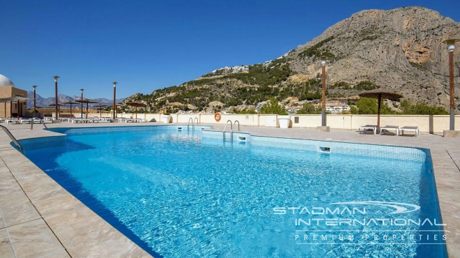 Romslig Sørvendt Leilighet med Vakker Fjellutsikt