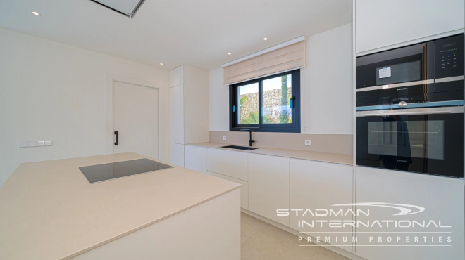 Modern Villa on One Floor in Ibiza Style with Sea View