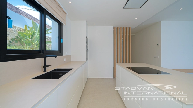 Modern Villa on One Floor in Ibiza Style with Sea View