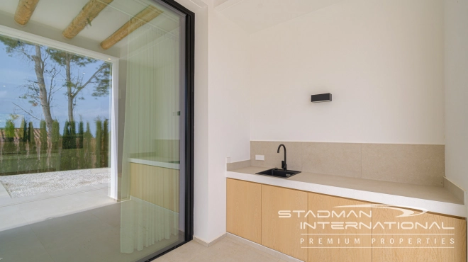 Modern Villa on One Floor in Ibiza Style with Sea View