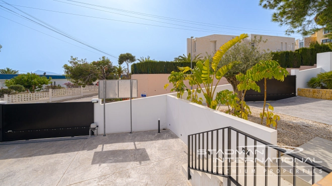 Modern Villa on One Floor in Ibiza Style with Sea View