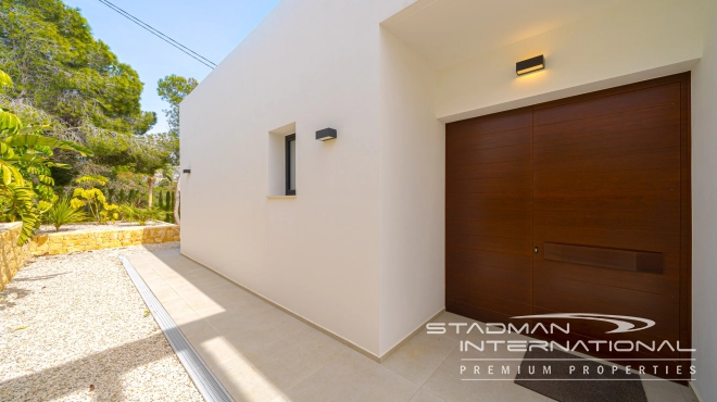 Modern Villa on One Floor in Ibiza Style with Sea View