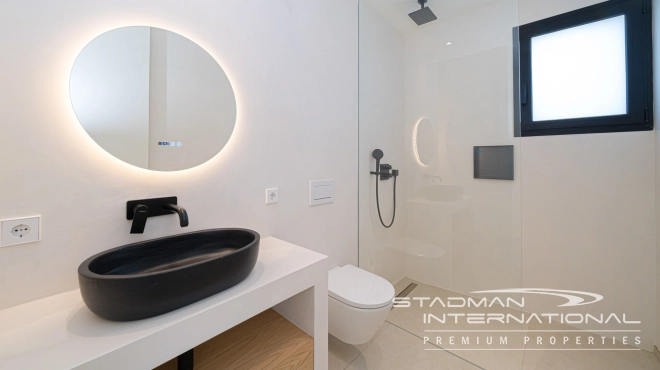 Modern Villa on One Floor in Ibiza Style with Sea View