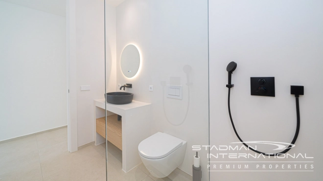 Modern Villa on One Floor in Ibiza Style with Sea View