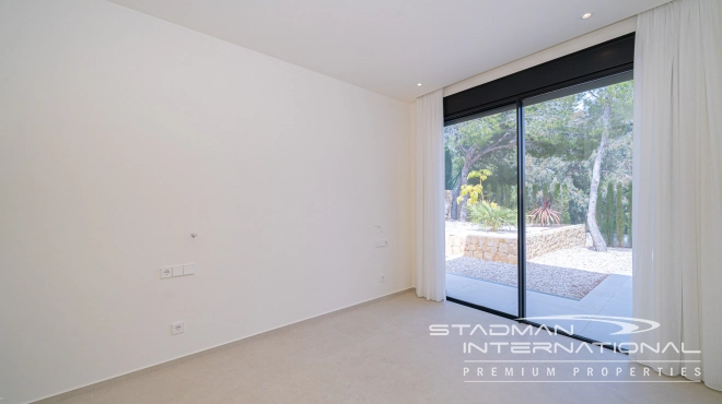 Modern Villa on One Floor in Ibiza Style with Sea View