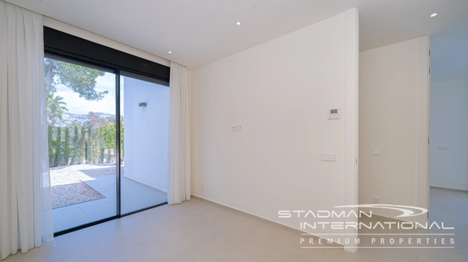 Modern Villa on One Floor in Ibiza Style with Sea View