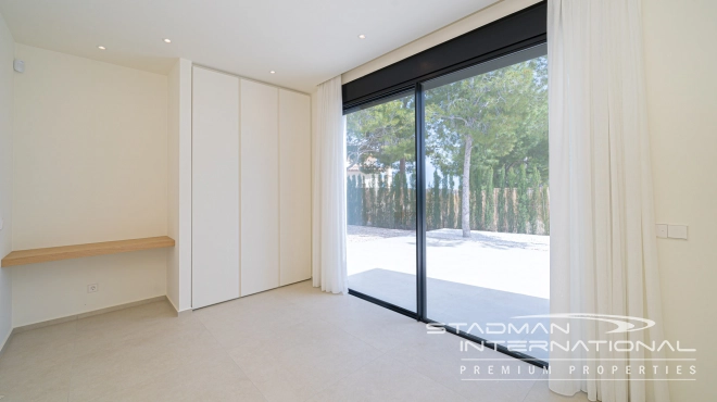 Modern Villa on One Floor in Ibiza Style with Sea View