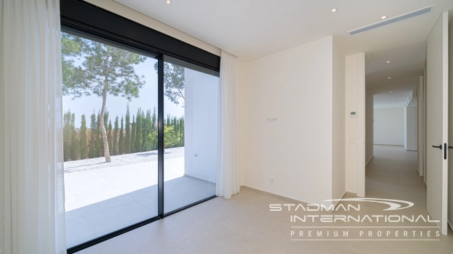 Modern Villa on One Floor in Ibiza Style with Sea View