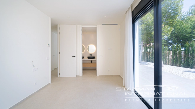 Modern Villa on One Floor in Ibiza Style with Sea View