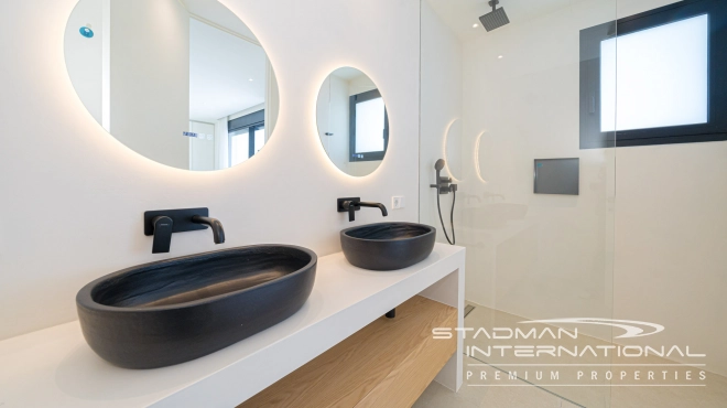 Modern Villa on One Floor in Ibiza Style with Sea View