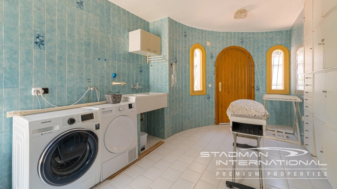 Centrally Located Villa on a Large Plot with Beautiful Sea Views