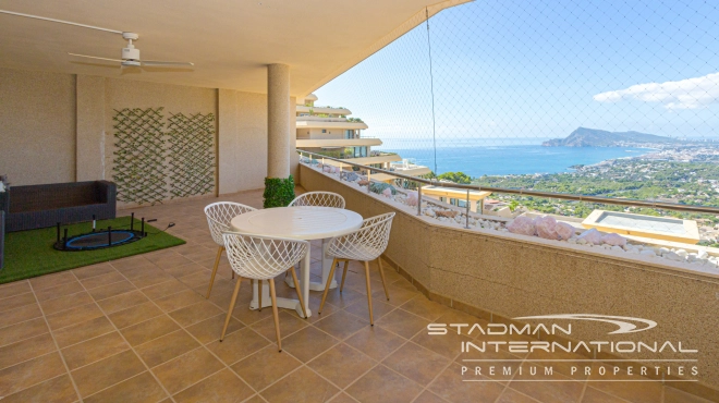 Nydelig toppleilighet med fantastisk havutsikt i Altea