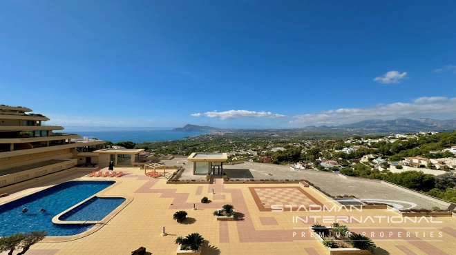 Nydelig toppleilighet med fantastisk havutsikt i Altea