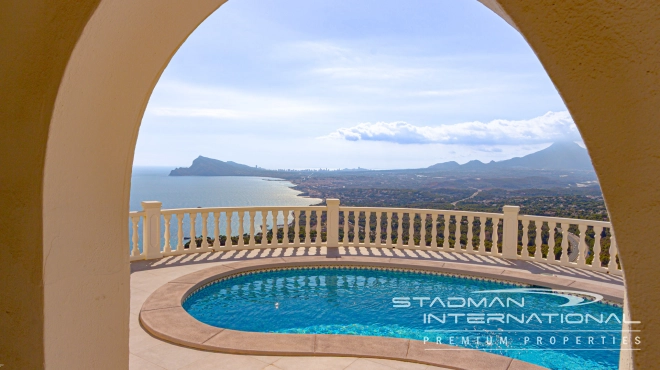 Stunning Villa with the Most Beautiful Sea Views in Altea Hills