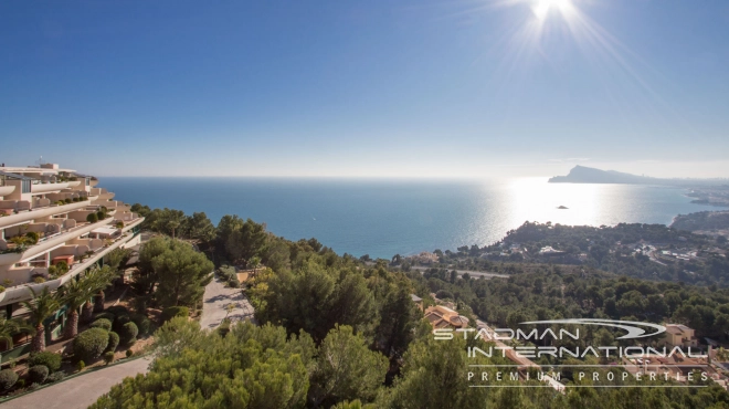Luksusleilighet med Fantastisk Havutsikt i Altea Hills