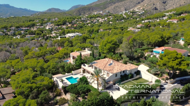 Beautiful Villa With Panoramic Sea Views Near Altea La Vella