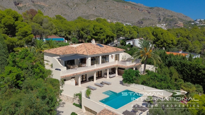 Beautiful Villa With Panoramic Sea Views Near Altea La Vella