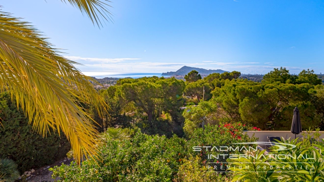 Beautiful Villa With Panoramic Sea Views Near Altea La Vella