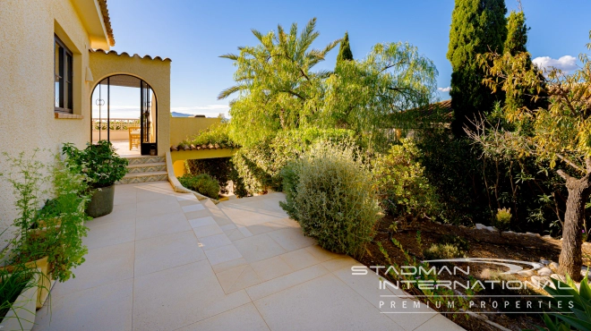 Beautiful Villa With Panoramic Sea Views Near Altea La Vella