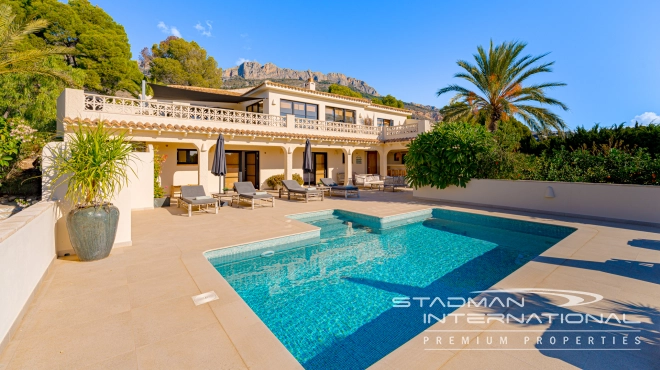 Beautiful Villa With Panoramic Sea Views Near Altea La Vella