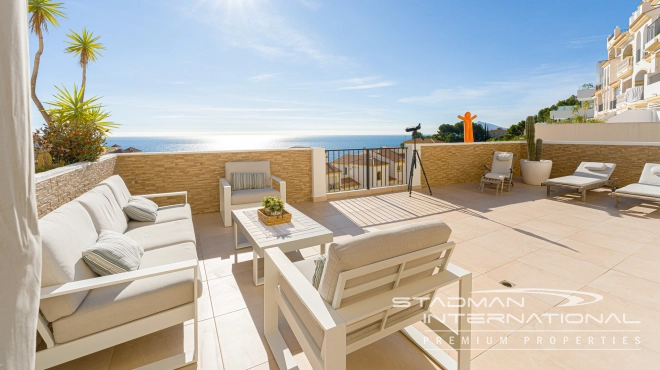 Mooi Appartement met Zeezicht en Ruim Terras aan het Strand
