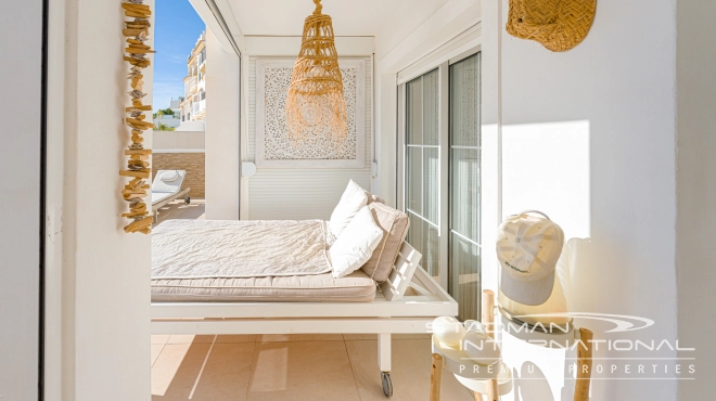 Mooi Appartement met Zeezicht en Ruim Terras aan het Strand