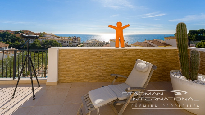 Mooi Appartement met Zeezicht en Ruim Terras aan het Strand