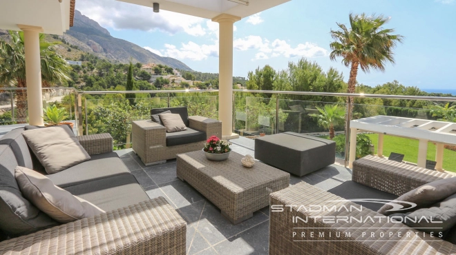 Große Luxusvilla mit Meerblick in Monterico, Altea