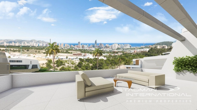 New Build Apartment with Sea View in Sierra Cortina