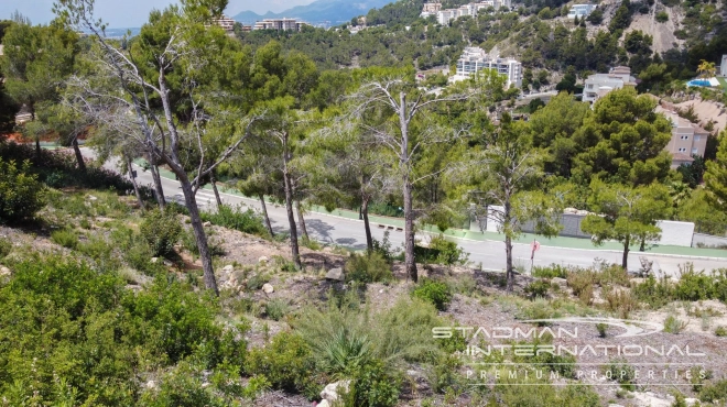 Building Plot with Panoramic Views in Altea Hills